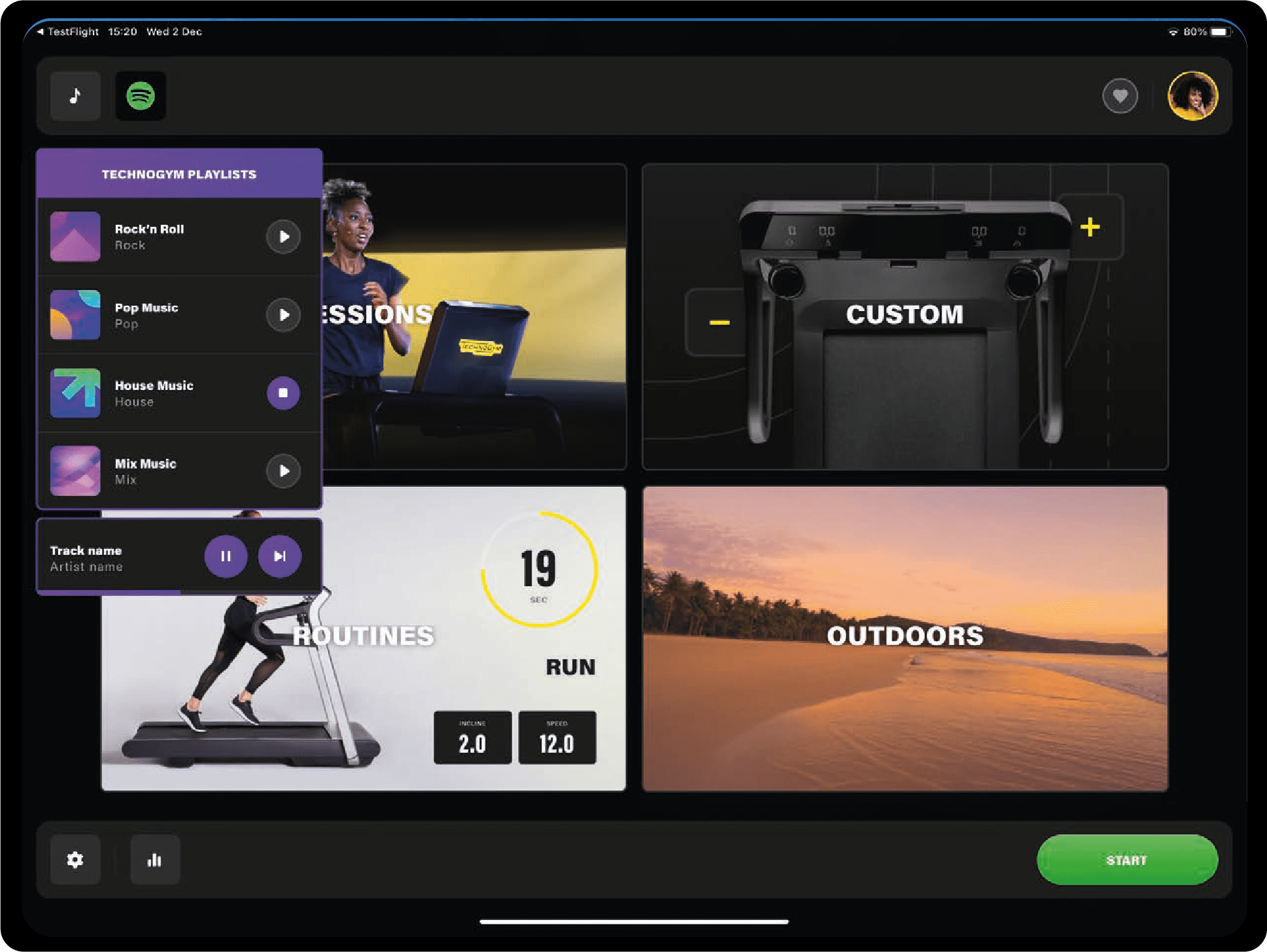 MyRun Display MyRun Display